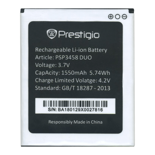 Батарея Prestigio PSP3458, PSP3459, PSP3468 [Original PRC]